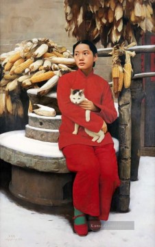 kleine mädchen nizza Ölbilder verkaufen - Schnee März WJT Chinesische Mädchen
